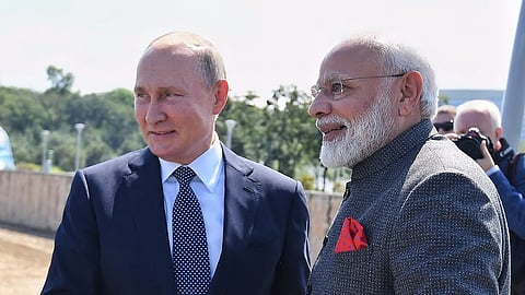 PM Modi with Puttin