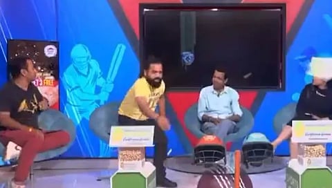 ಲೈವ್ ಸೆಷನ್ ವೇಳೆಯೇ ಕೋಪಗೊಂಡ ಕ್ರೀಡಾ ನಿರೂಪಕ