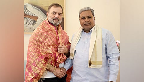 CM Siddaramaiah Meets Rahul Gandhi