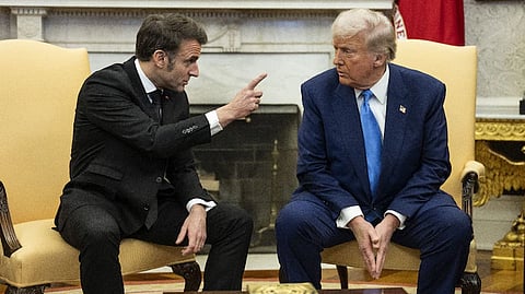 Donald Trump-Emmanuel Macron