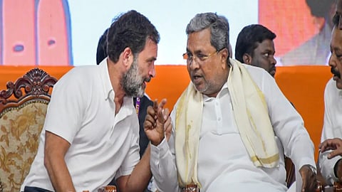 ರಾಹುಲ್ ಗಾಂಧಿ-ಸಿದ್ದರಾಮಯ್ಯ