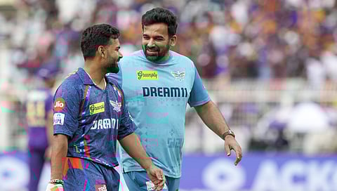 ಮೆಂಟರ್ ಜಹೀರ್ ಖಾನ್ ಜೊತೆಗೆ ರಿಷಬ್ ಪಂತ್