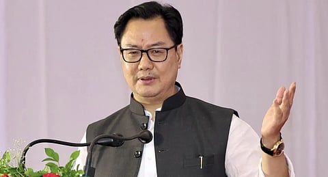 Union minister Kiran Rijiju