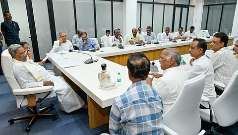 CM Siddaramaiah Meeting