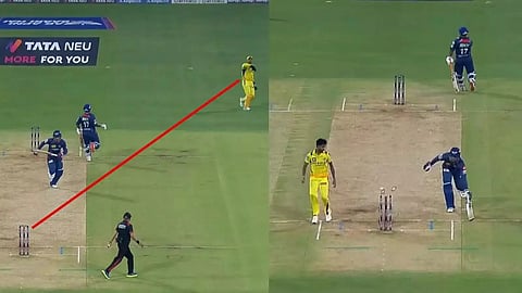 MS Dhoni's Run-Out Against LSG