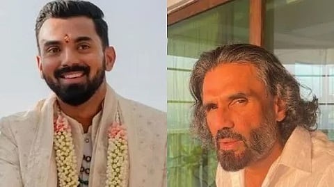 KL Rahul, Sunil Shetty