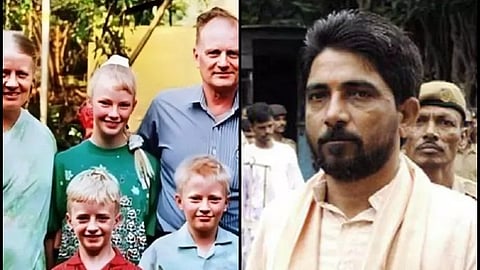 Graham Staines'and Mahendra Hembram