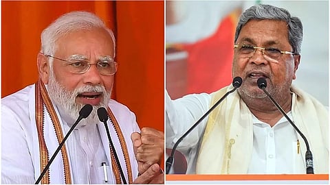 ಪ್ರಧಾನಿ ನರೇಂದ್ರ ಮೋದಿ-ಸಿಎಂ ಸಿದ್ದರಾಮಯ್ಯ(ಸಂಗ್ರಹ ಚಿತ್ರ)