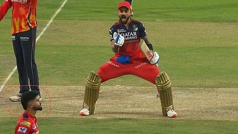 Virat Kohli teasing Shreyas Iyer after the win