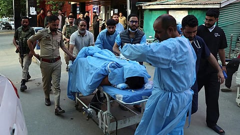 The body of the one of the tourists killed in Pahalgam