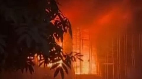 Fire at apartment 