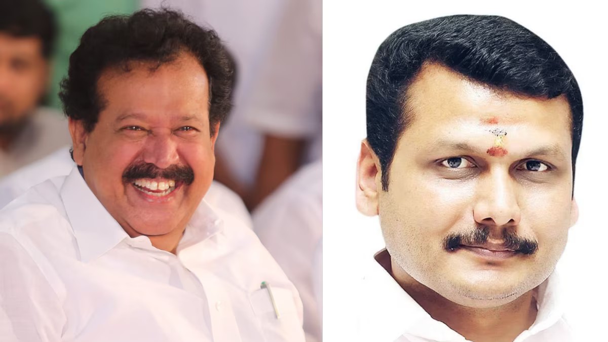 V Senthil Balaji and K Ponmudy