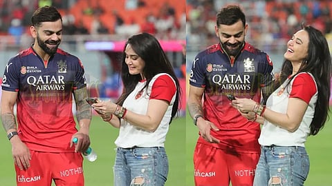 Preity Zinta And  Virat Kohli 