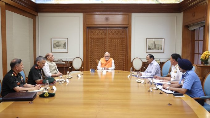 PM Modi at security meet