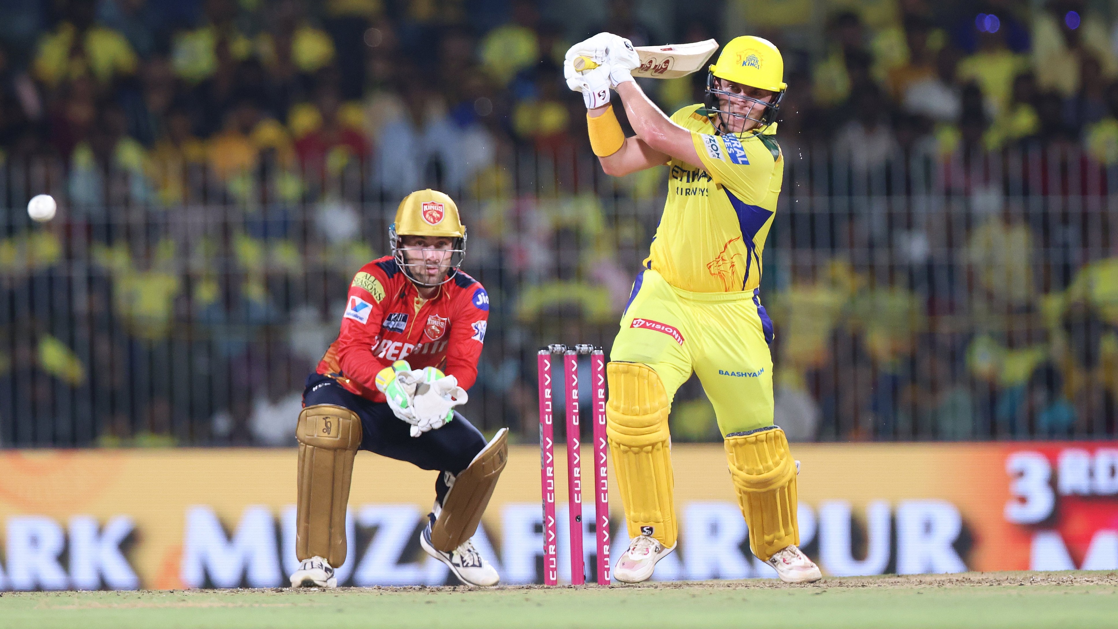 CSK all out for 190 runs