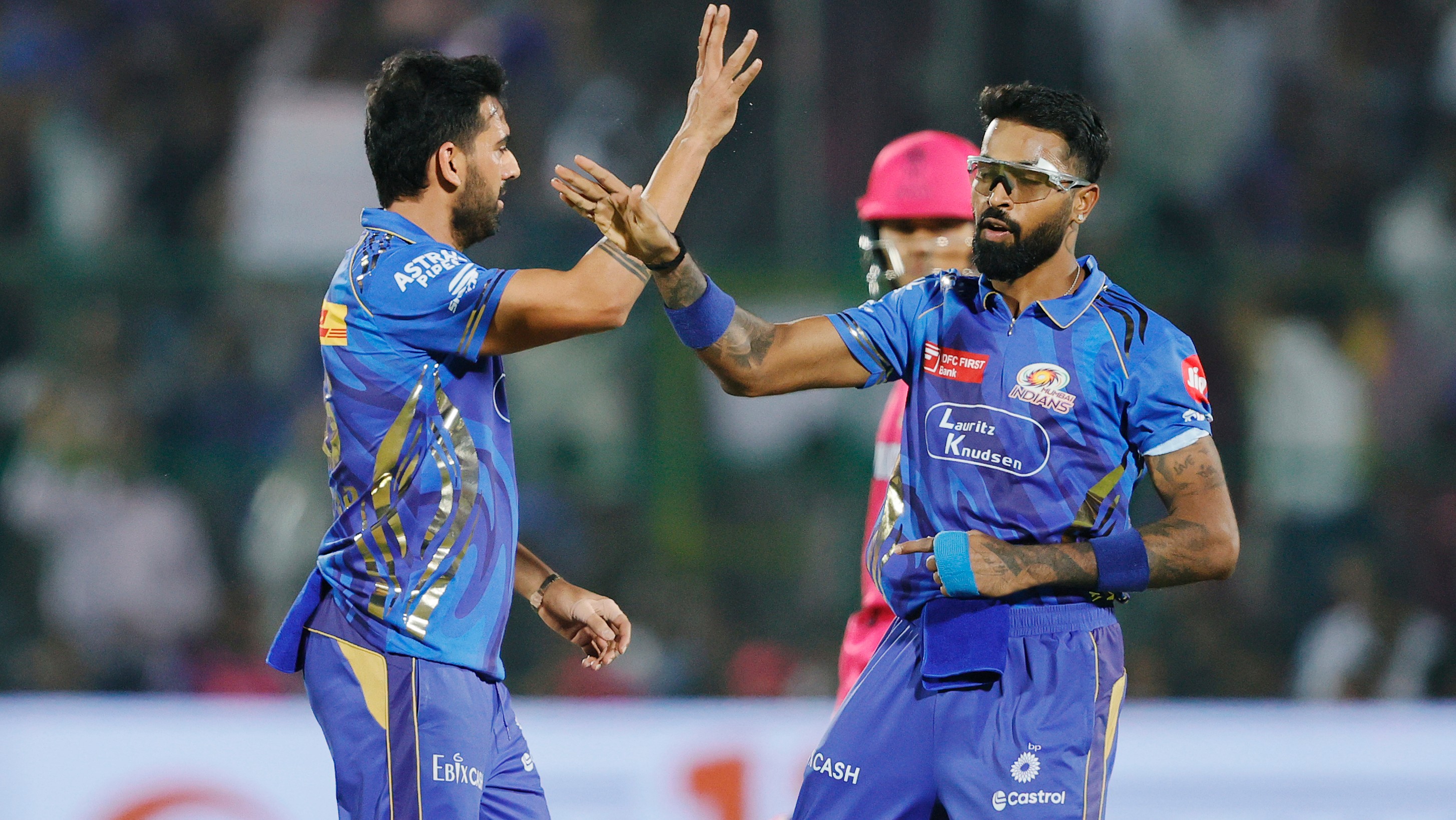 Mumbai Indians won by 100 runs against Rajasthan Royals