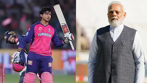 IPL 2025: ಕ್ರಿಕೆಟ್ ಜಗತ್ತನ್ನು ಬೆರಗಾಗಿಸಿದ 'ಬಾಸ್ ಬೇಬಿ'; ವೈಭವ್ ಸೂರ್ಯವಂಶಿ ಶ್ಲಾಘಿಸಿದ ಪ್ರಧಾನಿ ನರೇಂದ್ರ ಮೋದಿ