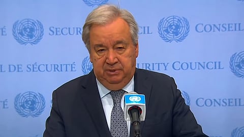 UN Secretary-General Antonio Guterres