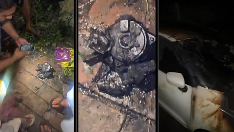 The armed drone that was neutralised in Ferozepur fell and hit a house, injuring three members of a family.