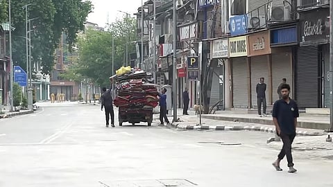 Lal Chowk in Srinagar
