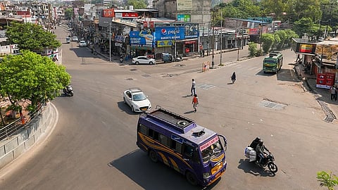 People commute as normal activities resume, a day after India and Pakistan reached a bilateral understanding, in Jammu