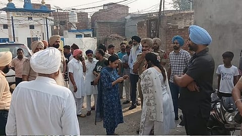 Police visit the affected areas to further investigate the matter
