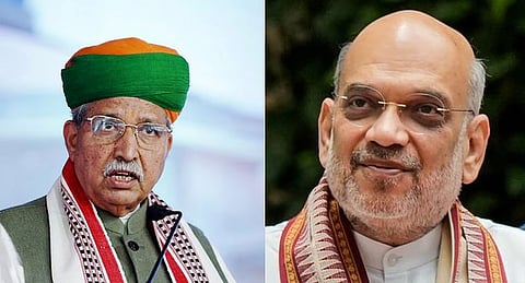 Amit Shah and Arjun Ram Meghawal 