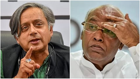 Shashi Tharoor- Mallikarjuna Kharge