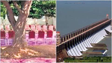 Arrangements made on the premises of TB Dam for the engagement 