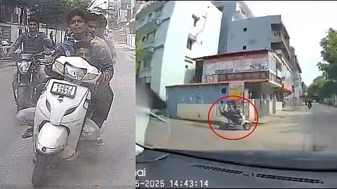 two wheeler create chaos in bengaluru