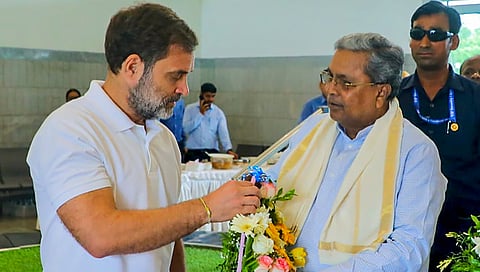ರಾಹುಲ್ ಗಾಂಧಿ - ಸಿದ್ದರಾಮಯ್ಯ