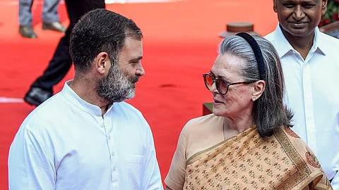 Rahul Gandhi and Sonia Gandhi 