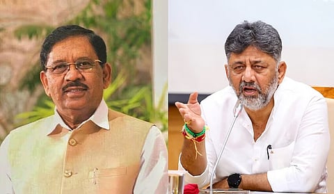 Dr G Parameshwara; DK Shivakumar