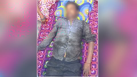 Man sleeping under tree buried alive