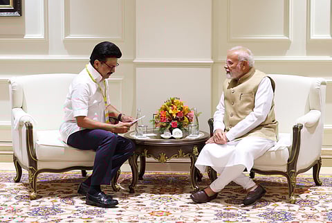 MK Stalin meets PM Modi
