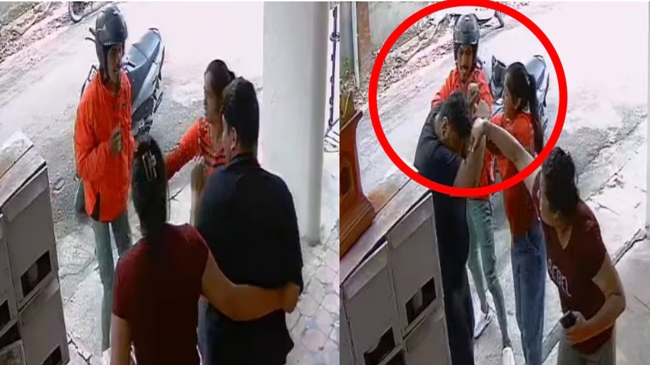 businessman assaulted by Zepto delivery boy