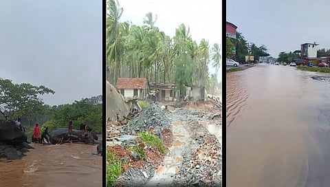 ಕರಾವಳಿ ಕರ್ನಾಟಕದಲ್ಲಿ ಮಳೆ ಅವಾಂತರ