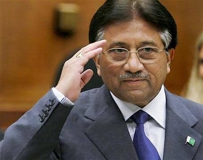 Pakistan's then military dictator General Pervez Musharraf