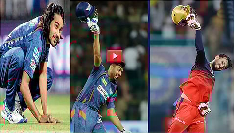 ಒಂದೇ ಪಂದ್ಯದಲ್ಲಿ ಇಬ್ಬರು LSG ಬೌಲರ್‌ಗಳ ಮದ ಇಳಿಸಿದ RCB ನಾಯಕ ಜಿತೇಶ್; ಅವೇಶ್ ಖಾನ್‌ಗೆ ತಿರುಗೇಟು; Video Viral