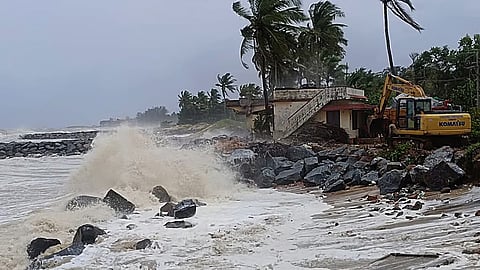 sea erosion has intensified causing inconvenience to residents along the coastline