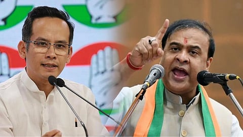 Gaurav Gogoi and Assam cm casual Images