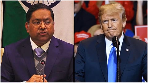 MEA Spokesperson Randhir Jaiswal- Donald Trump