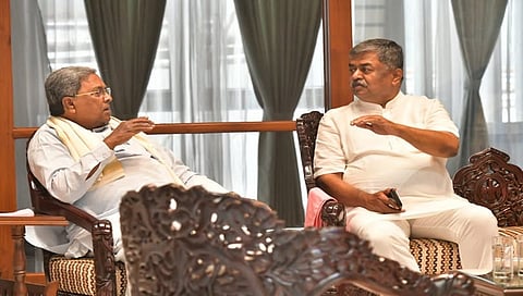 Siddaramaiah And BK Hariprasad 