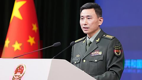 Chinese Defence Ministry Spokesperson Sr. Col. Zhang Xiaogang