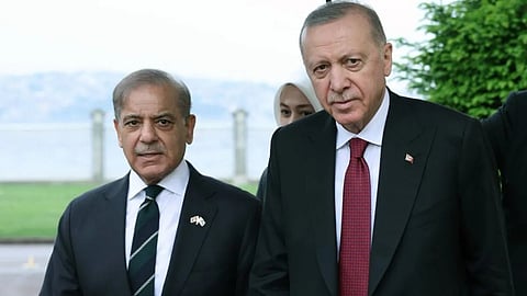 Pak PM Shehbaz Sharif with Turkey prez Erdogan