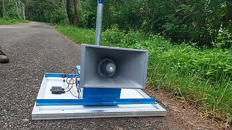 The siren system is being installed across 12 conflict zones in Virajpet limits
