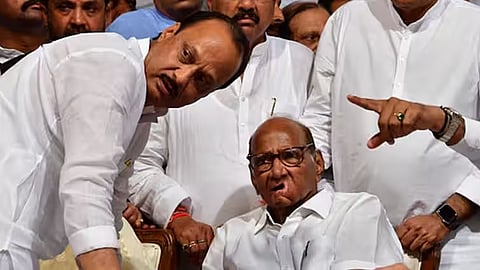 Ajit Pawar joining Sharad Pawar