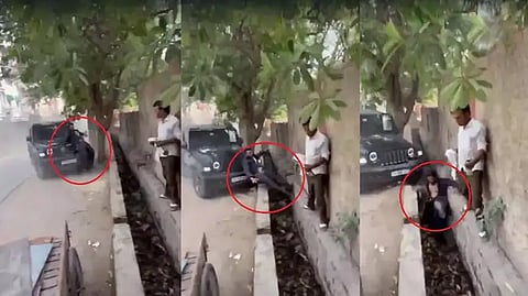 Thar SUV Rams Man After Fight On Instagram