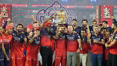 RCB won the IPL 2025 trophy, ending their long wait for a maiden title.