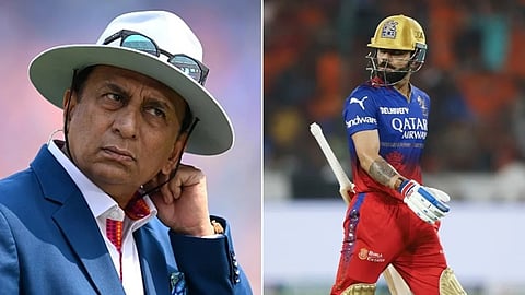 Gavaskar and Kohli Images